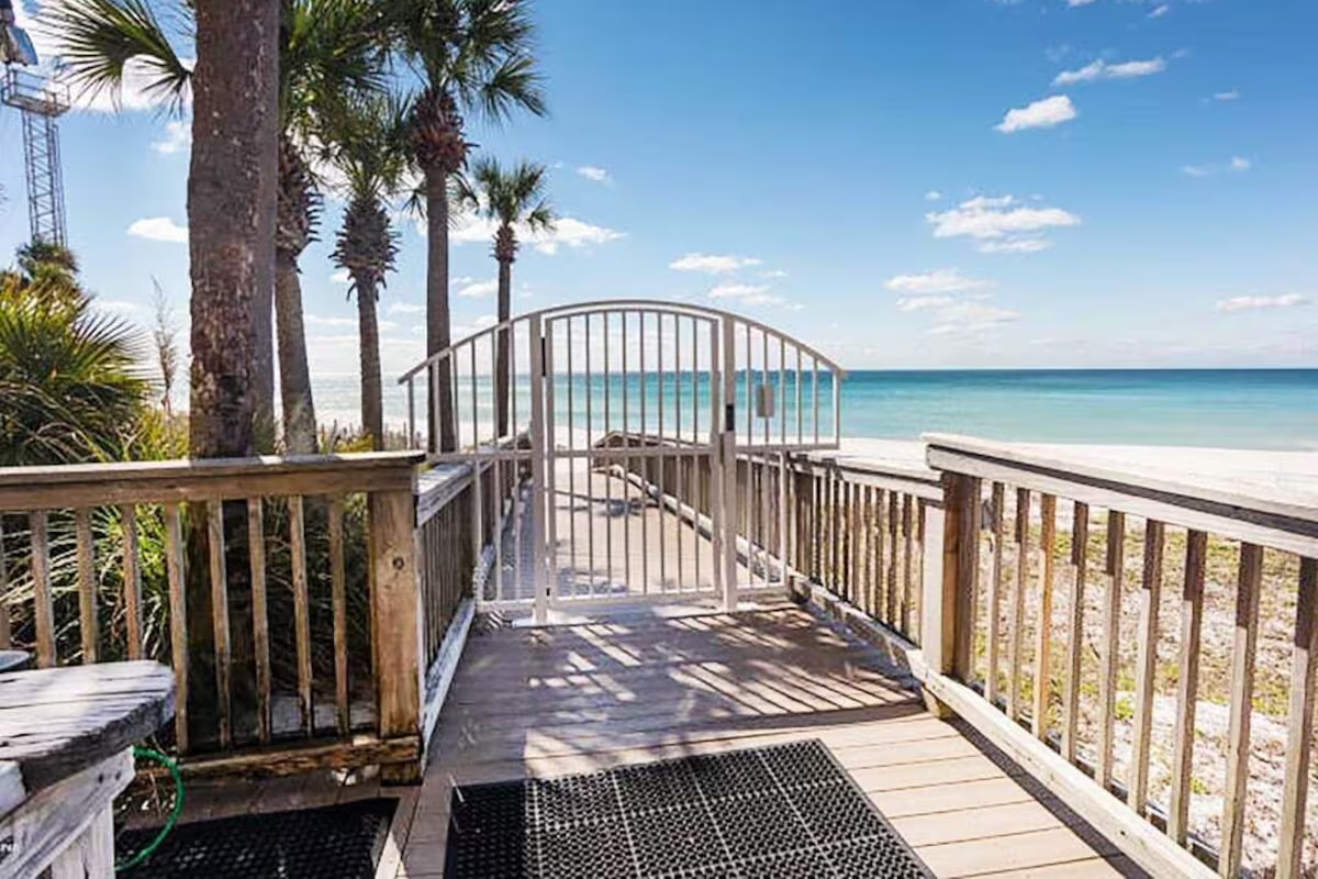 Private Entrance  to the Beach