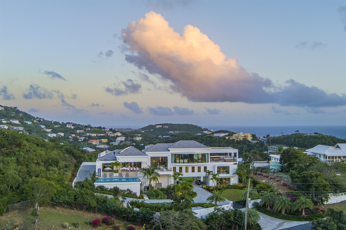 More aerial shots of Bakkero Villa 
