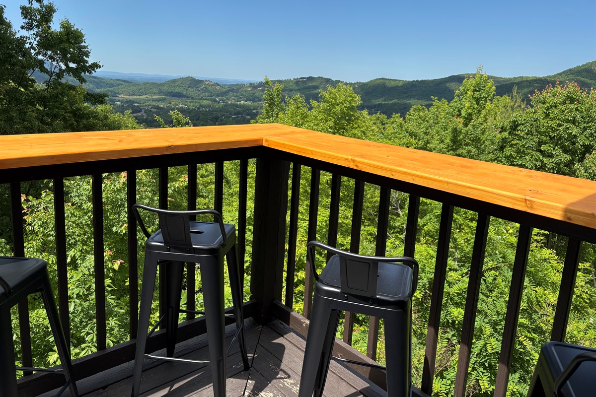 New Bar Top on deck to enjoy view 