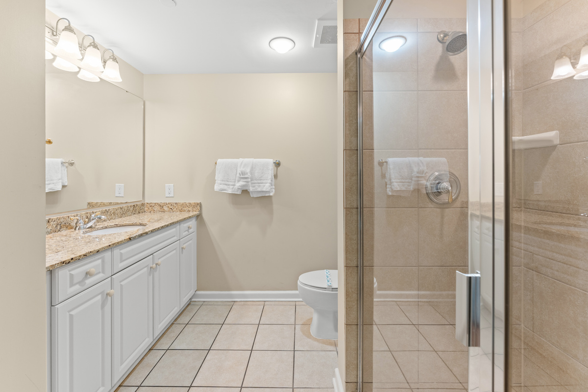 2nd Bathroom with stand alone shower