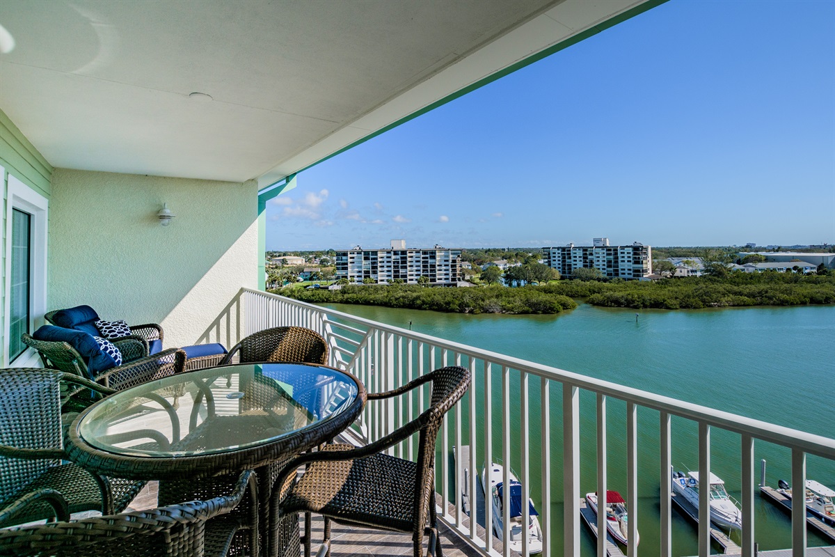 View from the unit's private balcony