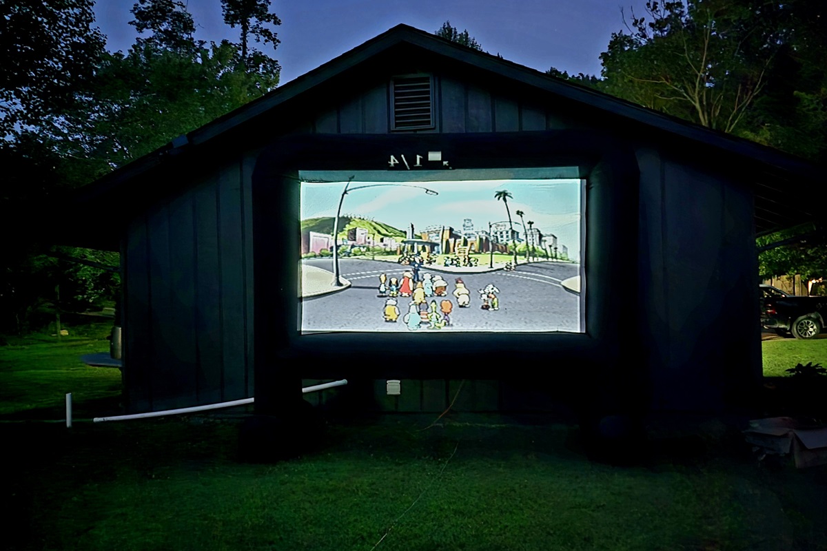 Weekend outdoor movies when the weather provides