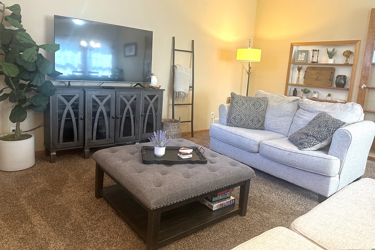 We offer a Roku-TV for all your streaming needs.