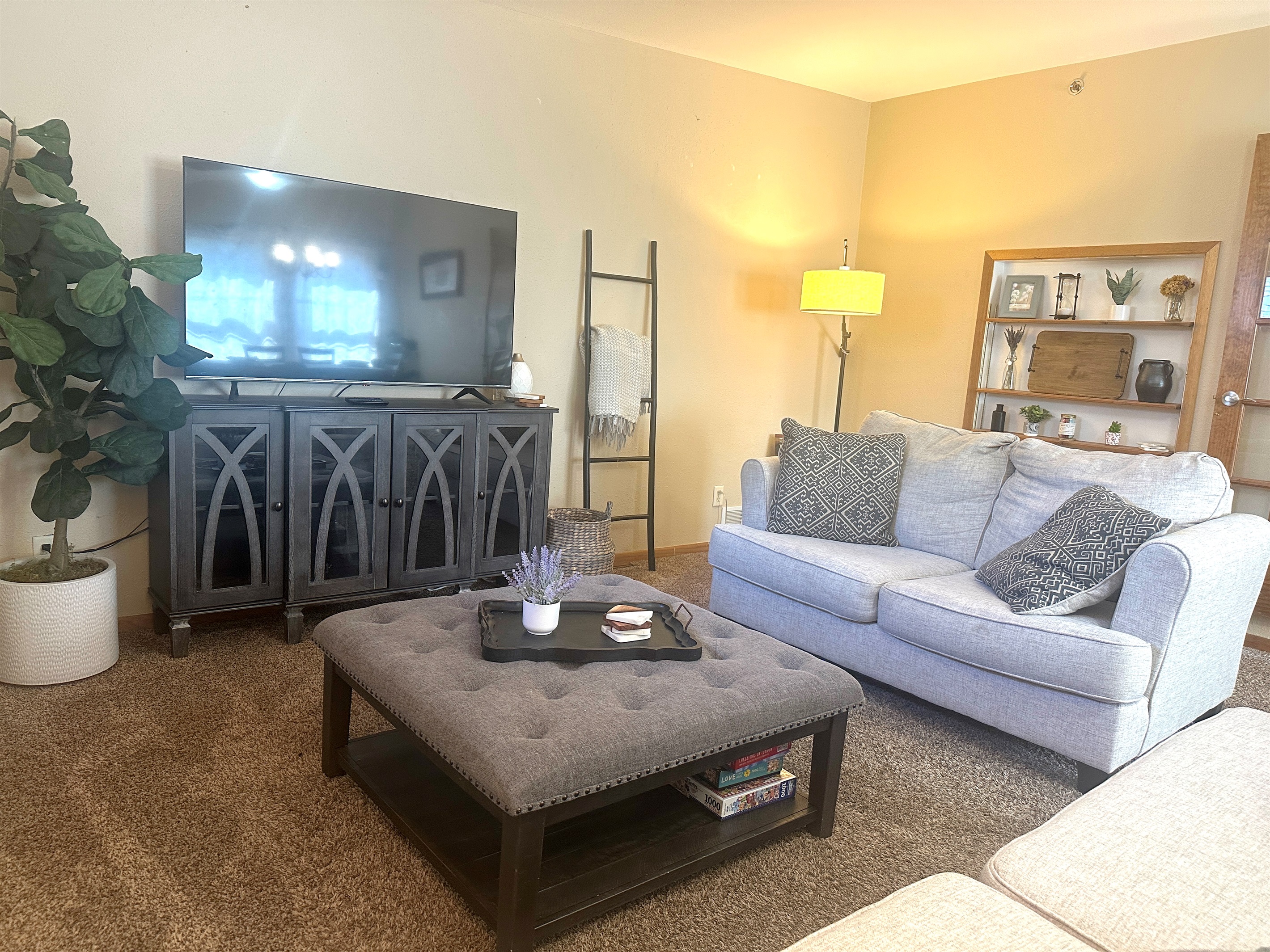 We offer a Roku-TV for all your streaming needs.