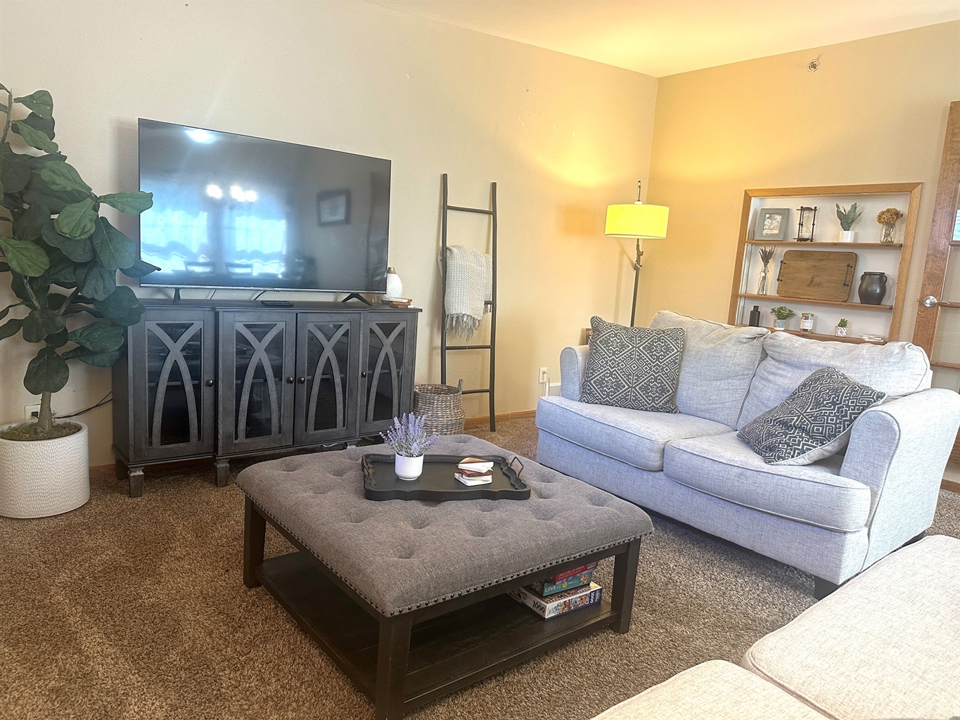 We offer a Roku-TV for all your streaming needs.