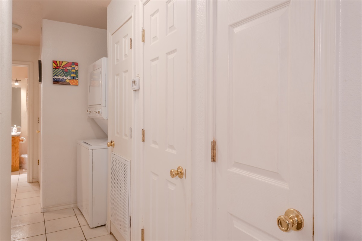 Washer and Dryer in the unit