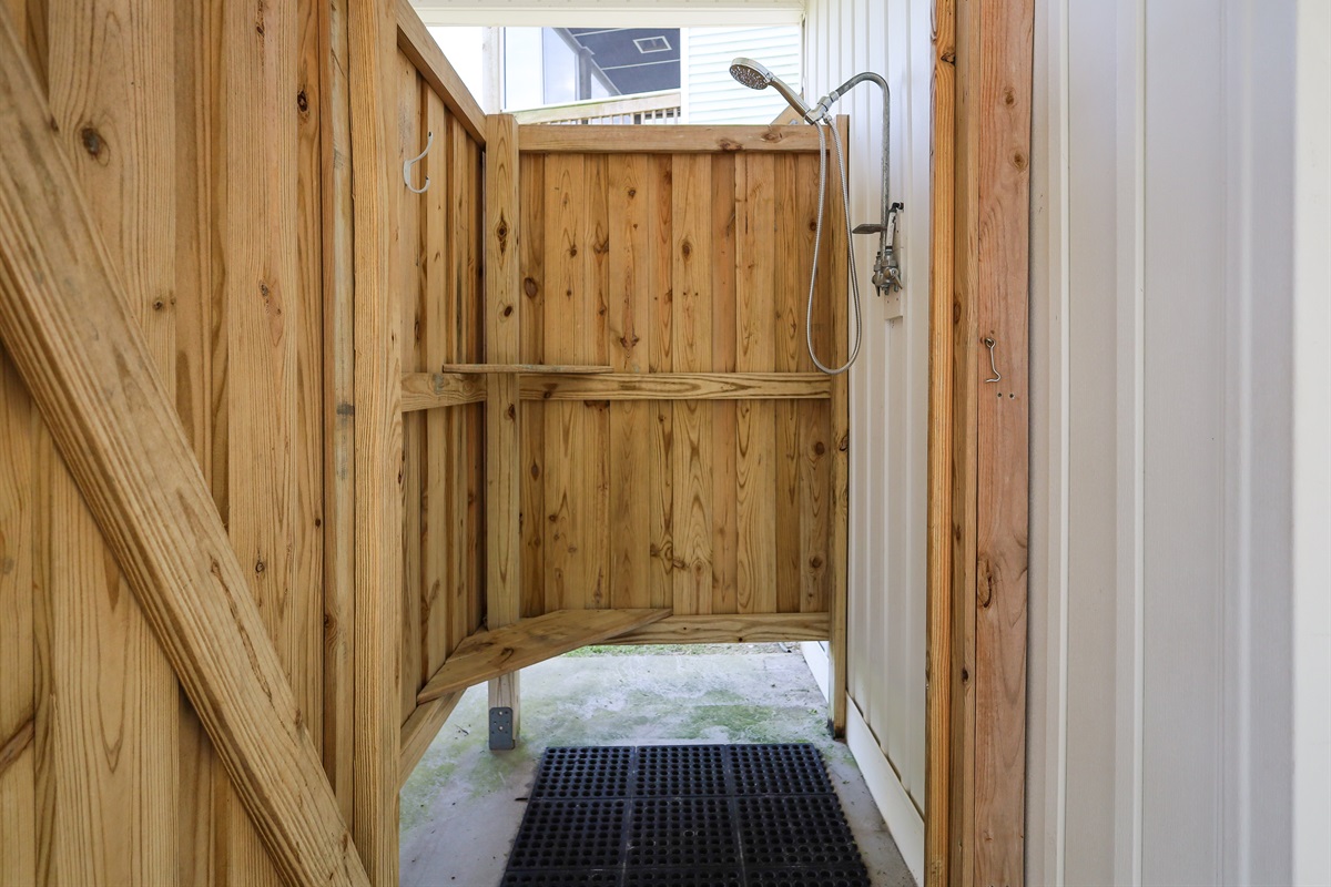 Outdoor shower