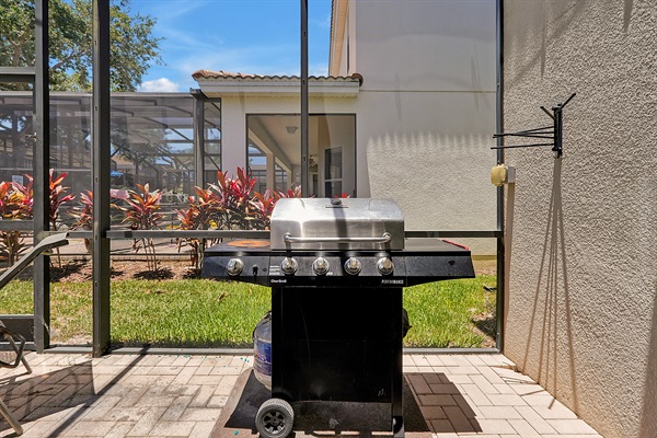 Grill available for hire at extra charge