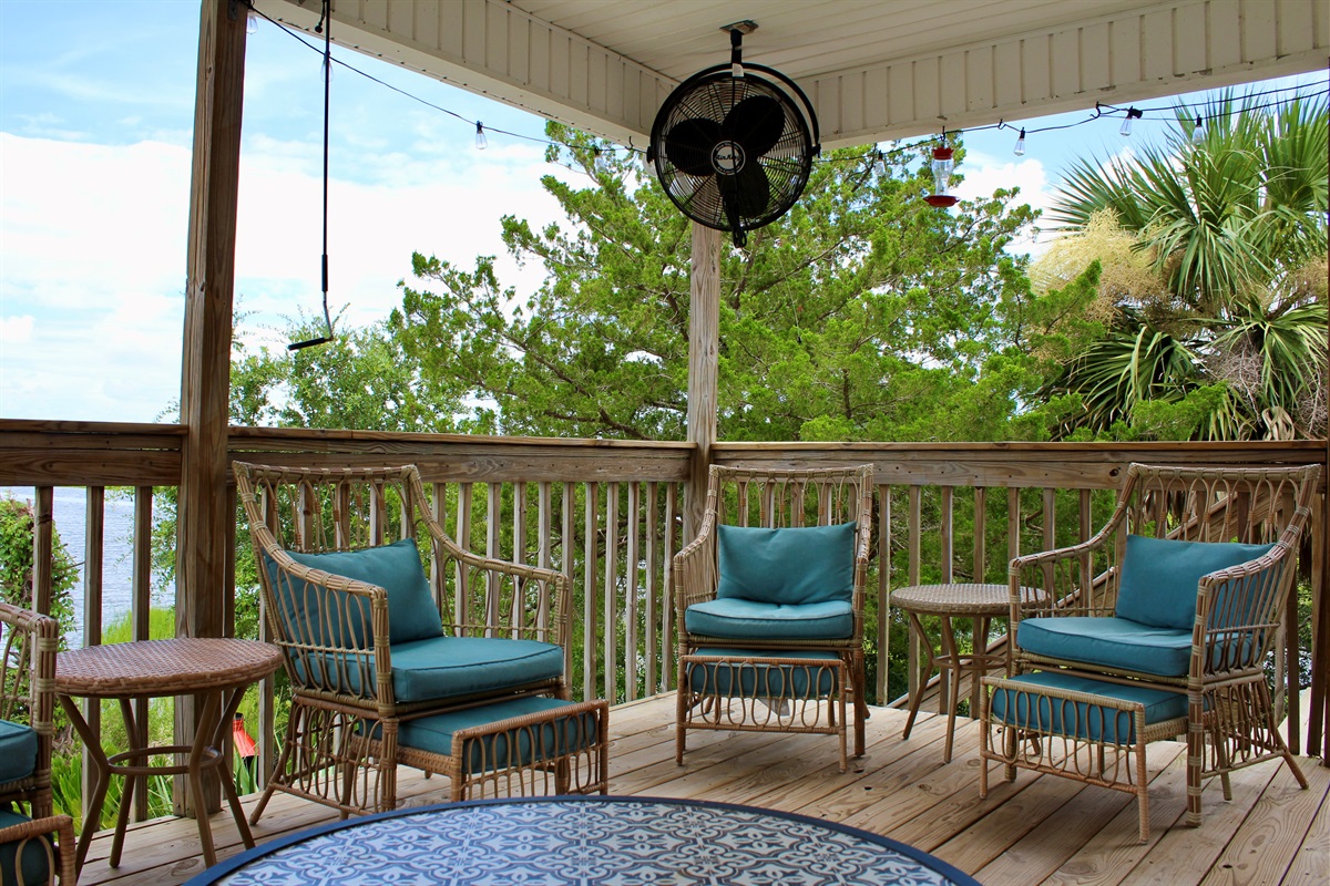 Your front-row seat to nature—this breezy porch is perfect for morning coffee or evening chats.
