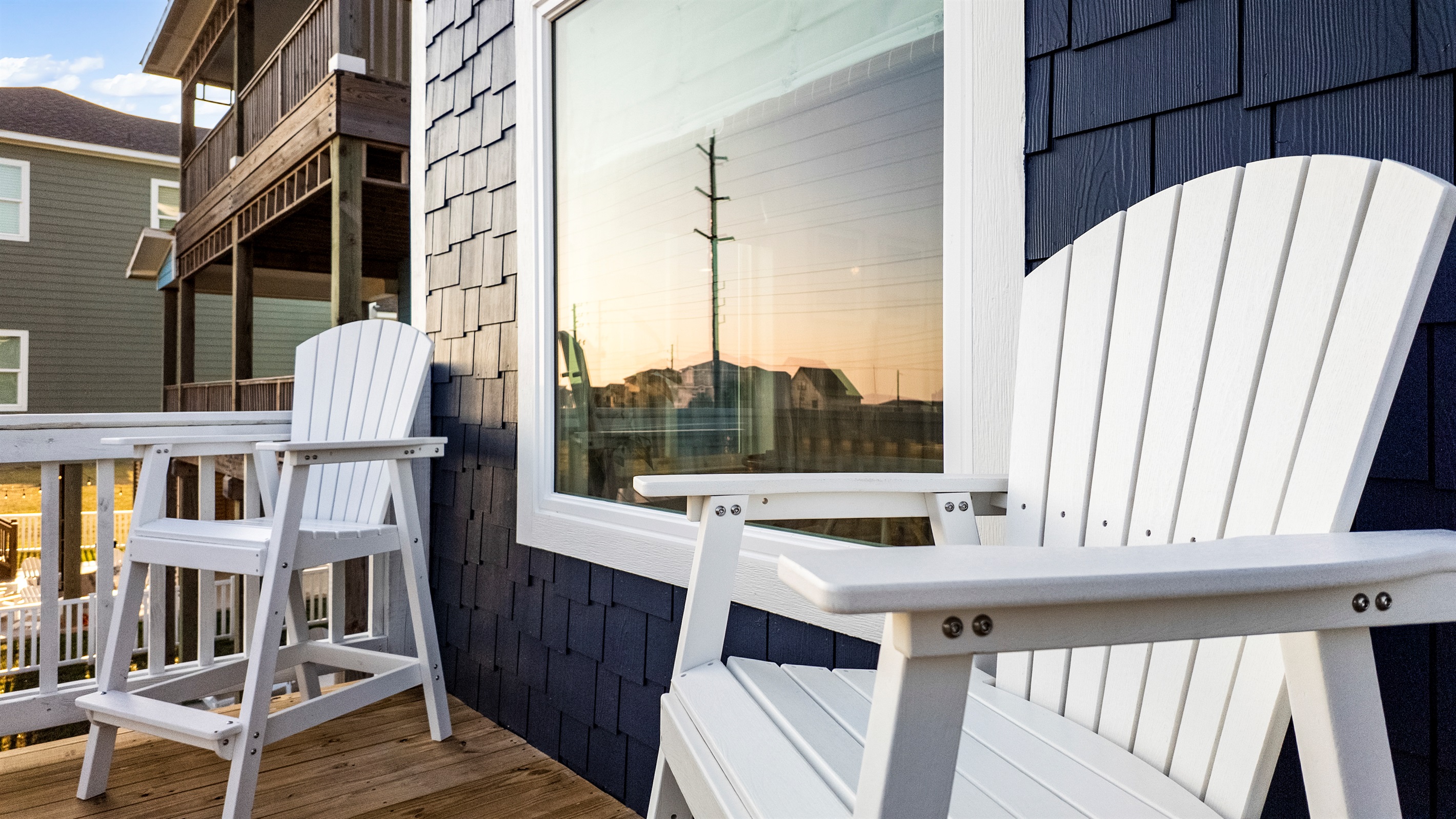 Sit on the porch and enjoy your coffee with a view!