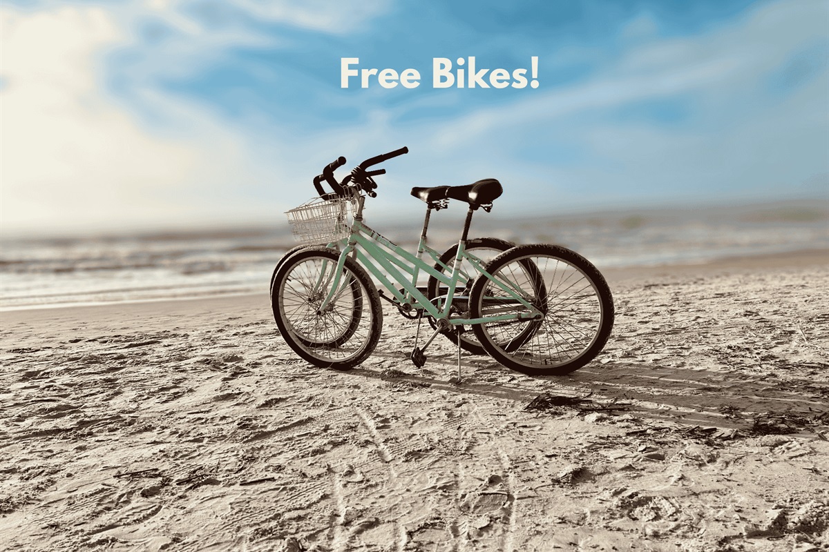 Explore Hilton Head Island by bike, free bikes provided