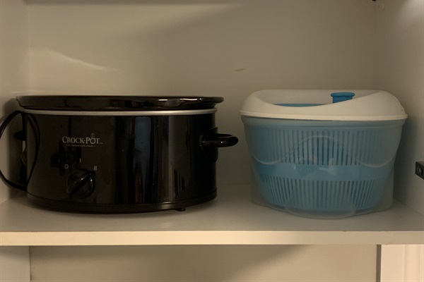 Slow Cooker and Salad Spinner