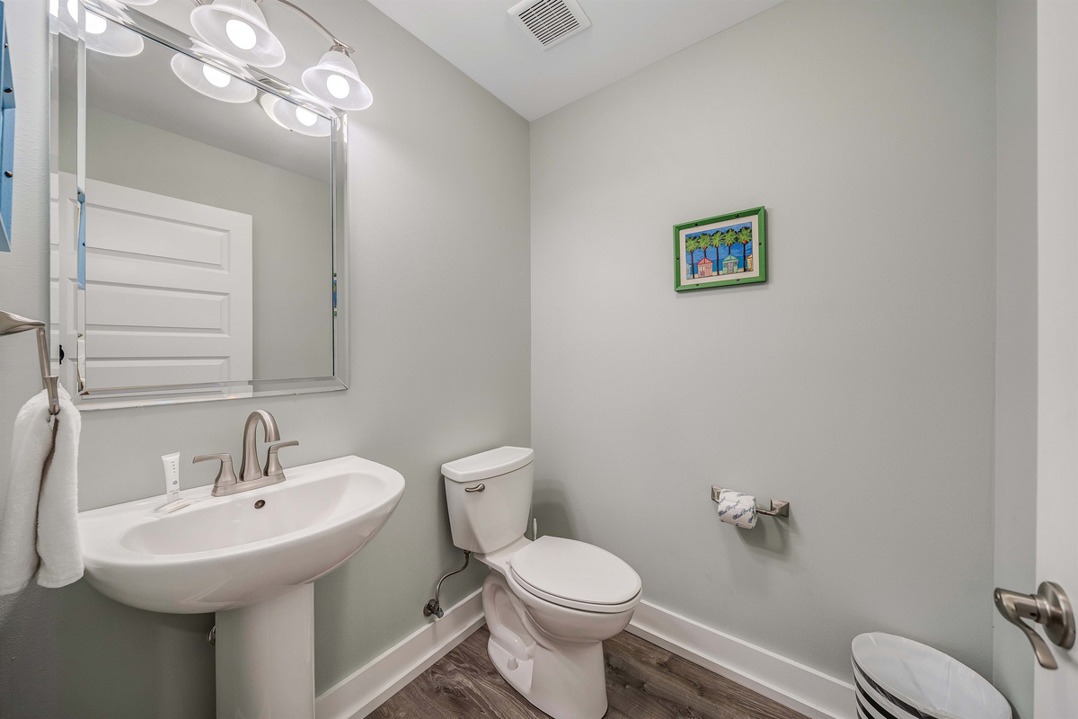 1st floor half bath