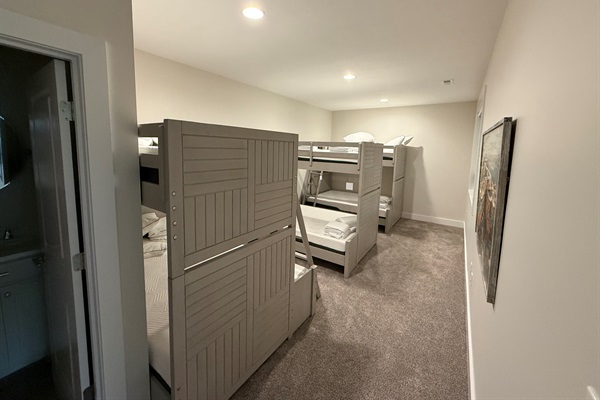 Downstairs bunk room