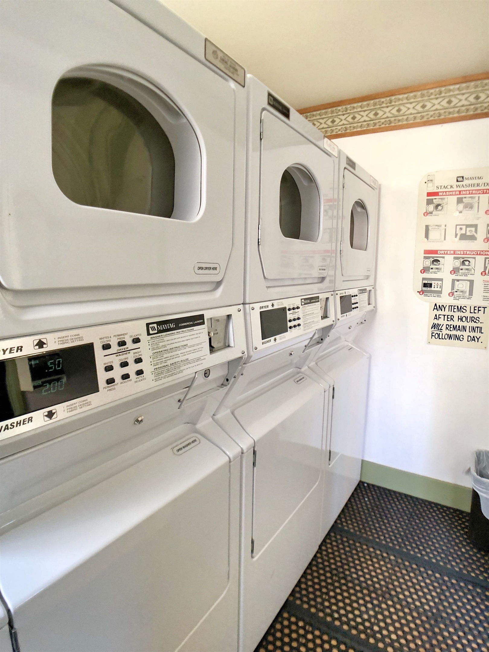 Common area washer and dryers. The machines run off an app.  Easy to install and use.
