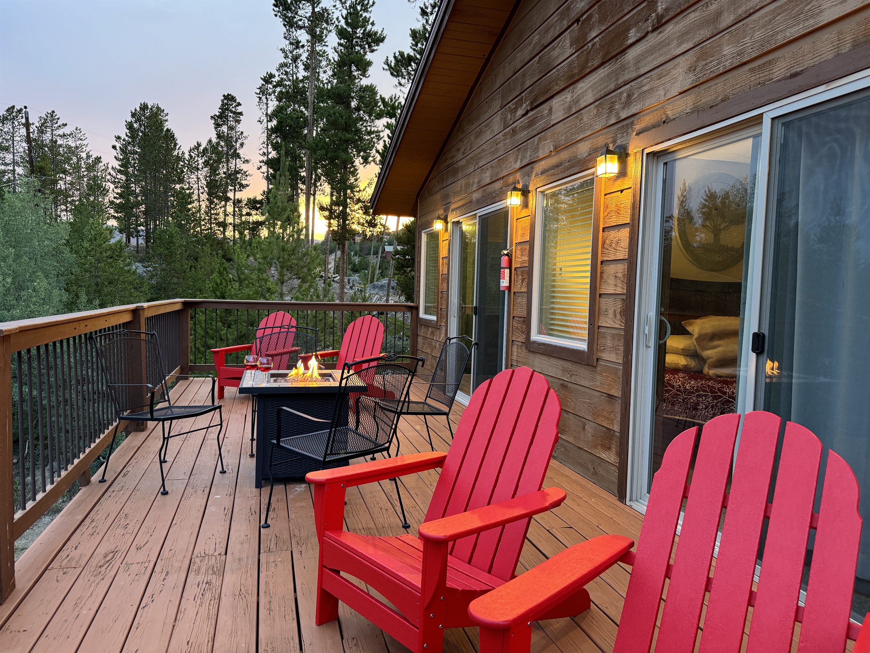 Evenings in Grand Lake are really special with friends and family