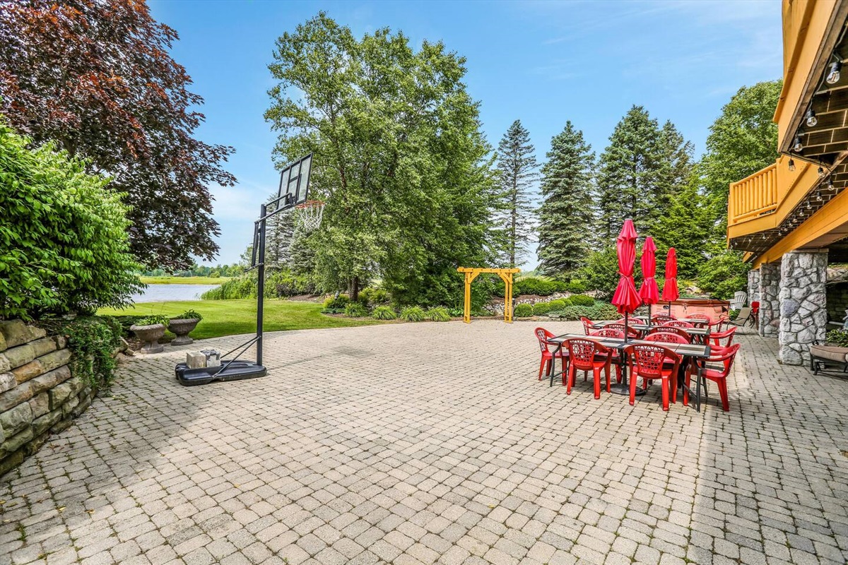 Back Patio off Lower Level Game Room