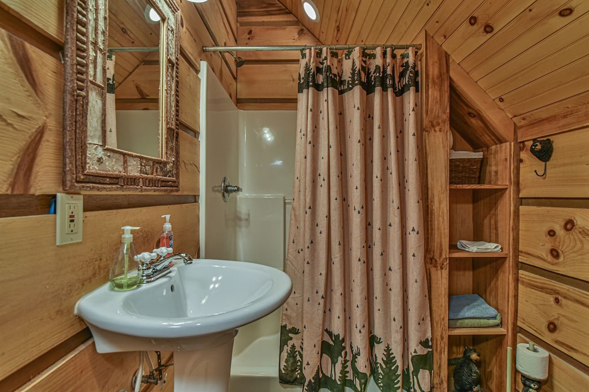Upstairs Bathroom with Shower