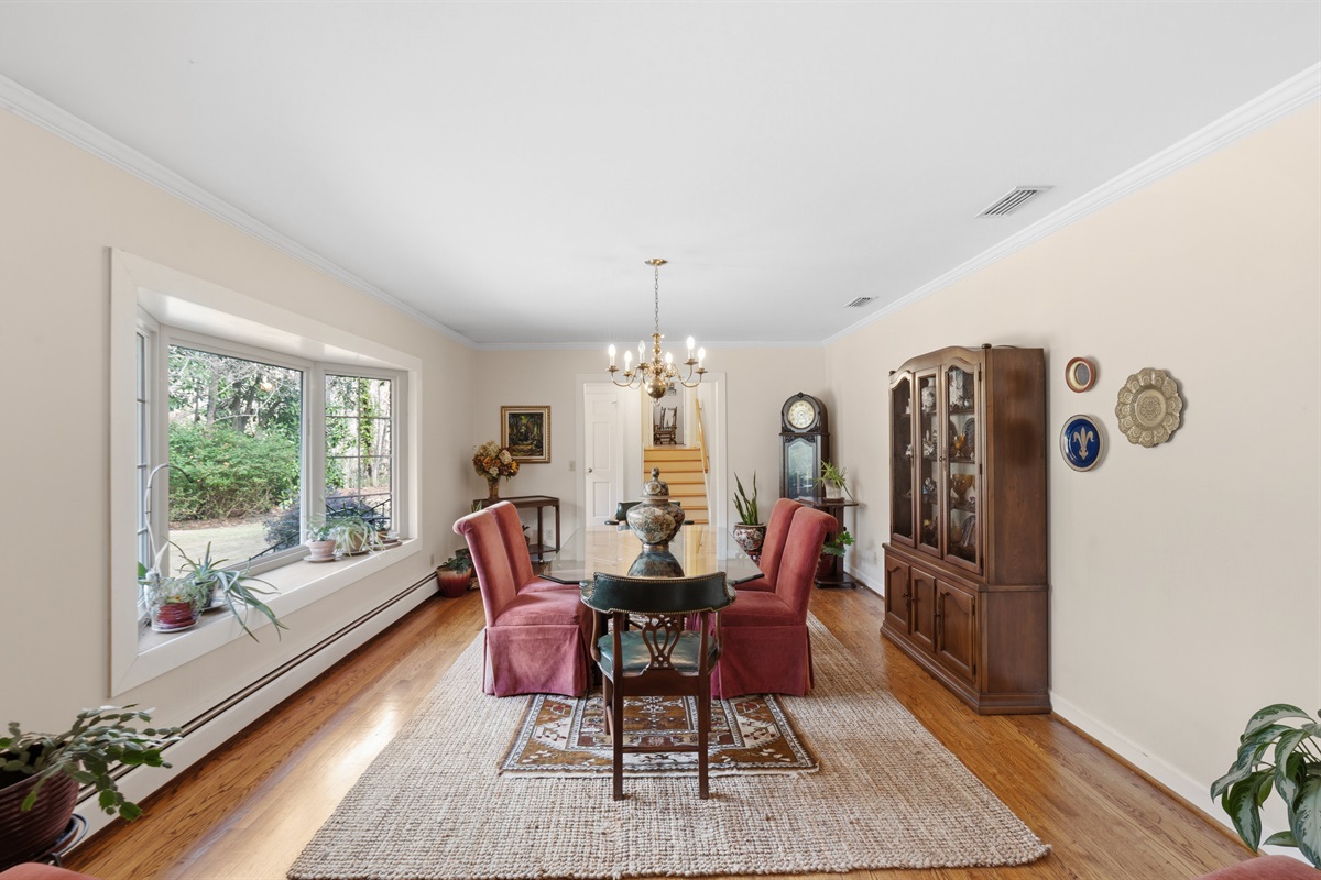 Charming dining space with classic details