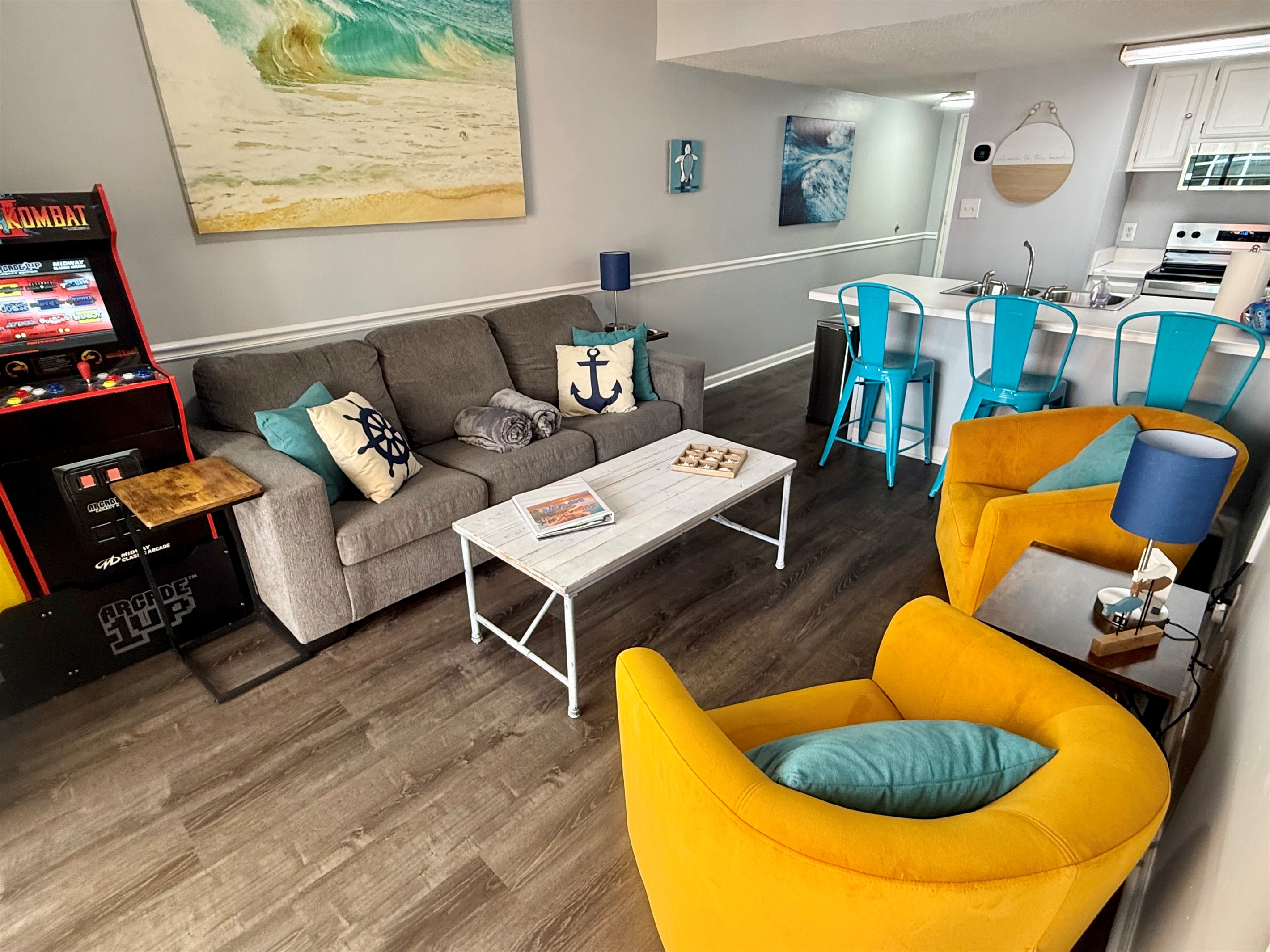 Living Room and Kitchen