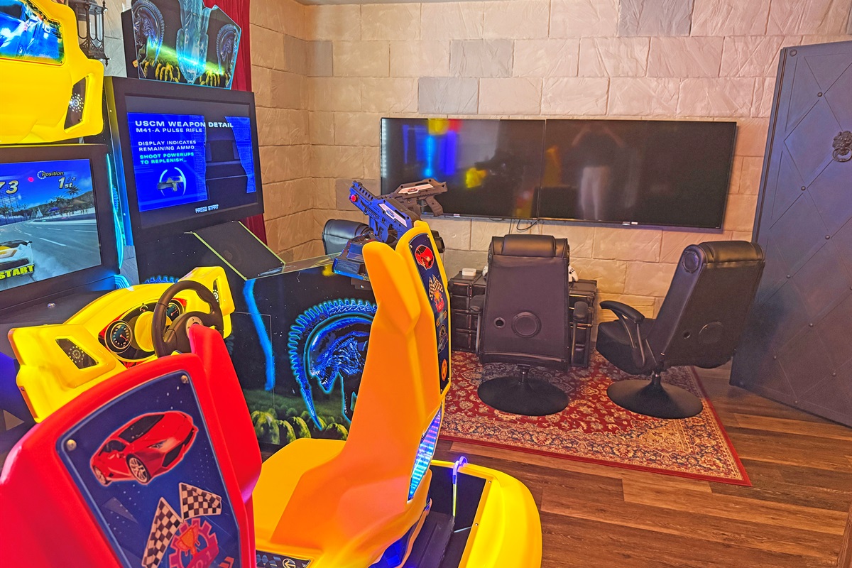 Kids Arcade Room-Also Has Xbox And PS4 Video Consoles With TVs