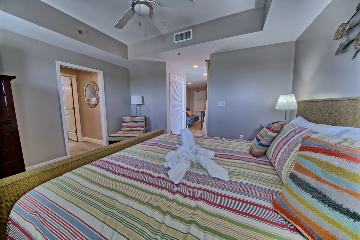 King Bed Setup in Guest Suite Master - King Bed