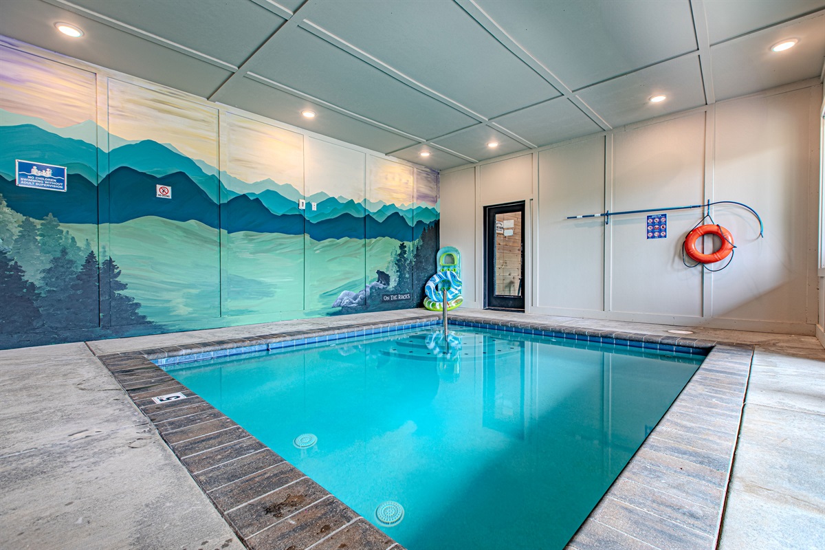 Our pool is heated to 84 degrees year round!