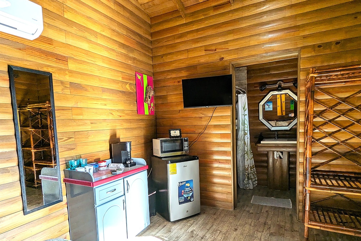 Bedroom Amenities and Private Bathroom