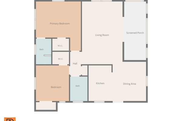 Floor plan shown for general layout. One walk-in closet is reserved as a locked owner’s closet; the other is available for guest use.