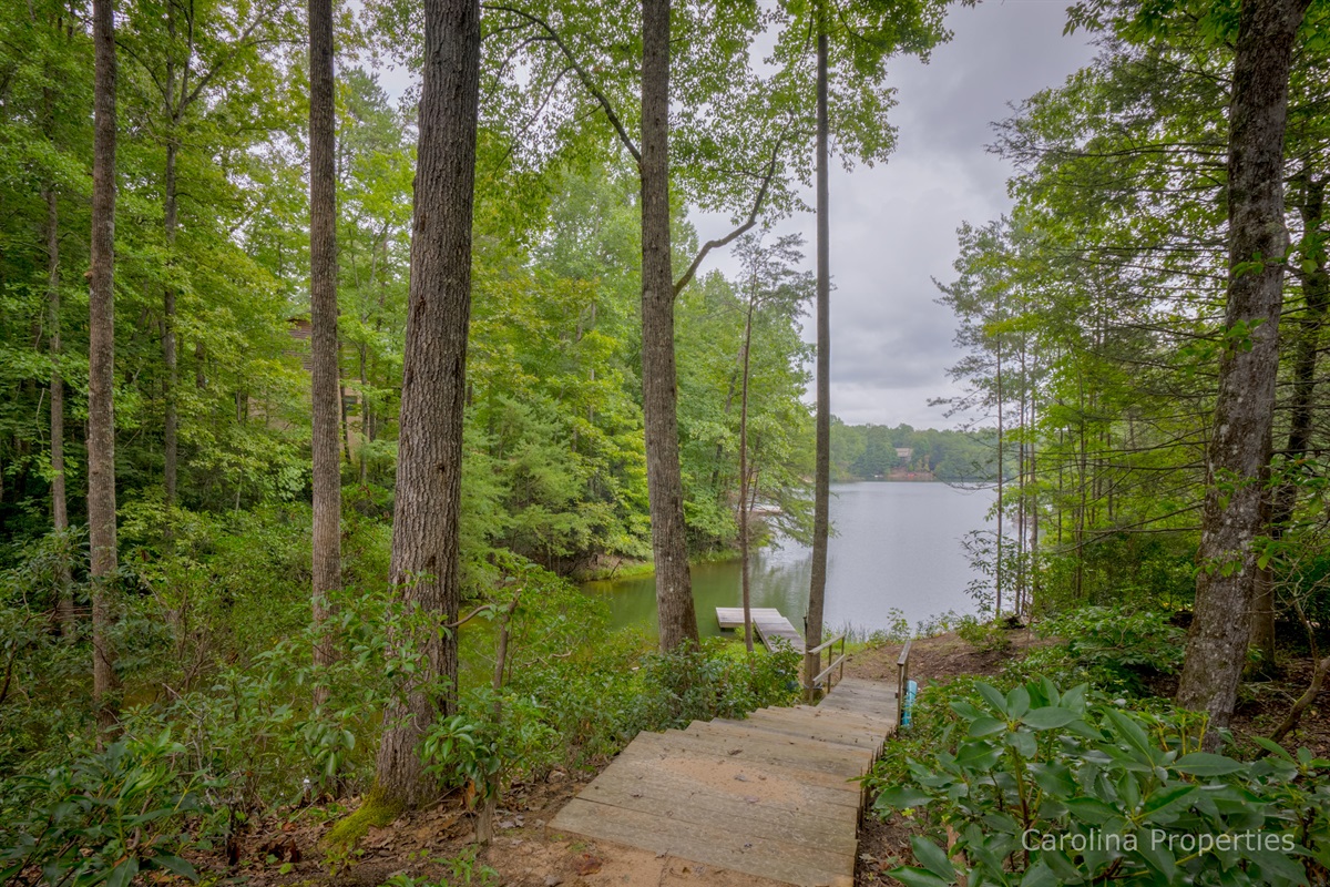 Heading down to the lake