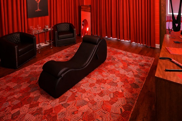 Behind the doors of the Spice Room, you will find an inviting space to relax and enjoy time with your favorite person. Think erotic and playful.