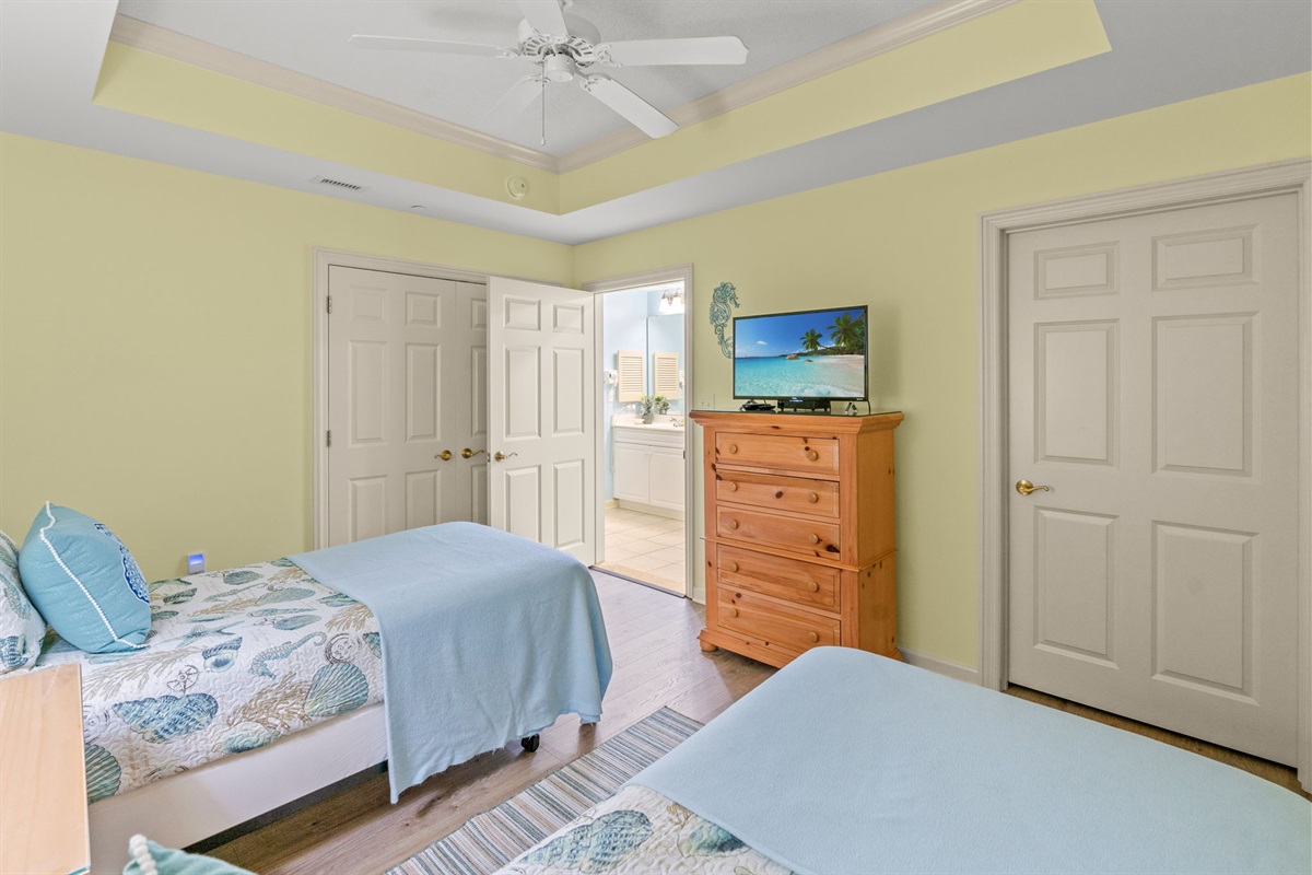 Twin Beds In 4th Bedroom