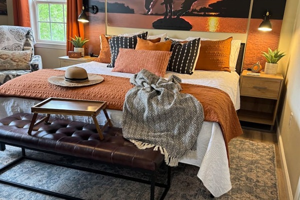 Top of the Rock themed Upstairs Master Suite