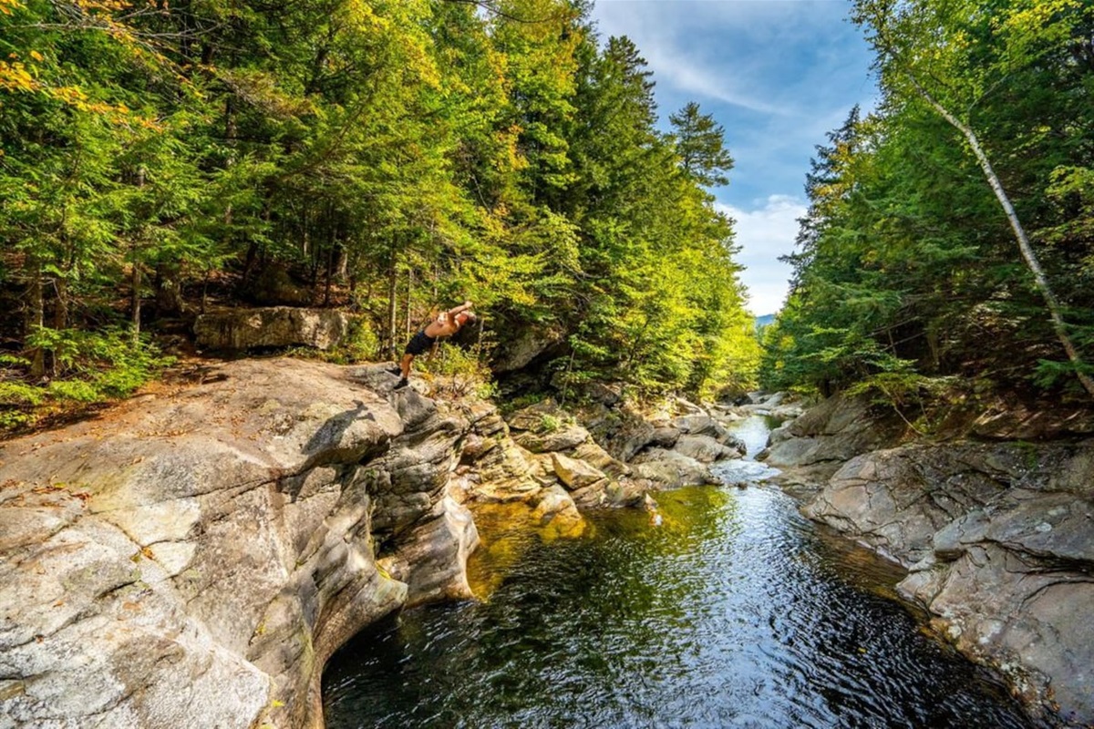 Waterfalls and watering holes abound, come see some of the most gorgeous waterfalls in New England
