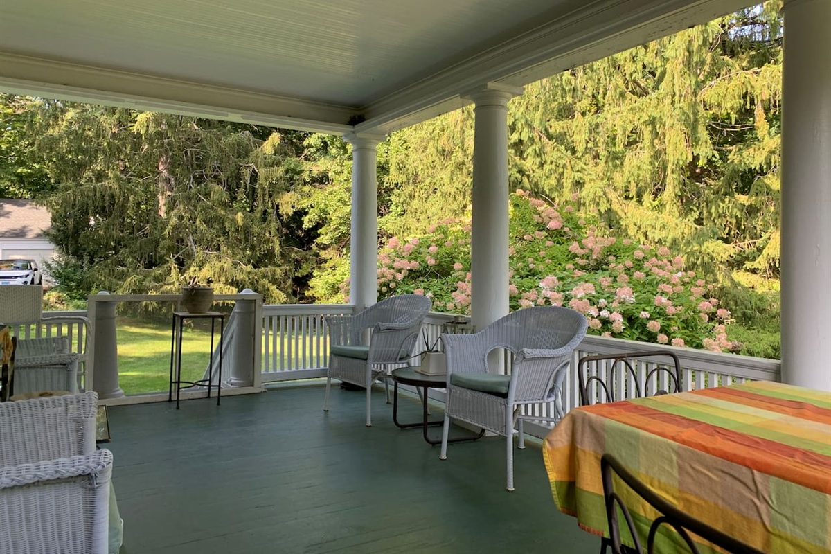 Porch in Spring/summer