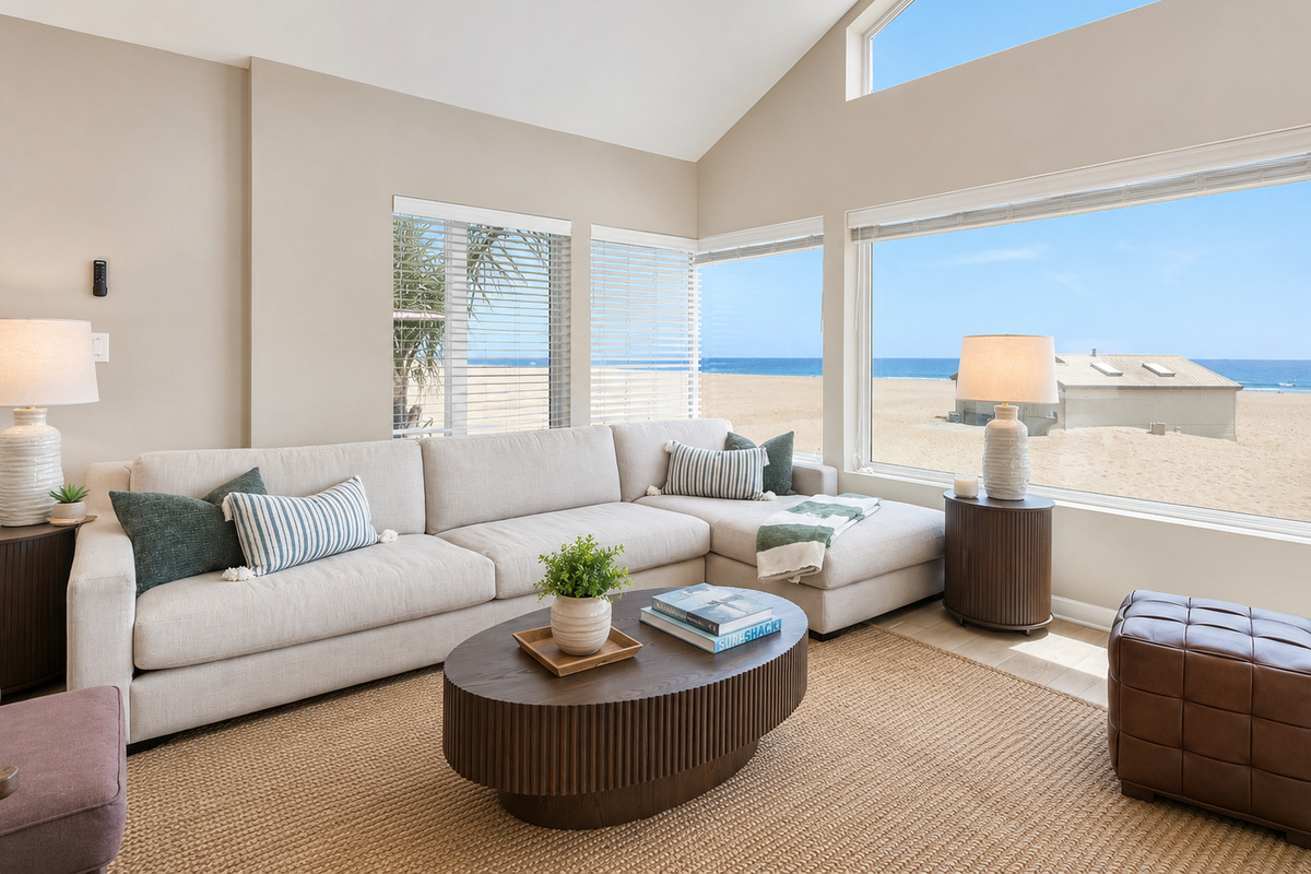 Relax in your oceanview living room on Hollywood Beach