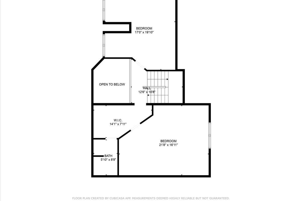 Upstairs Level Floorplan