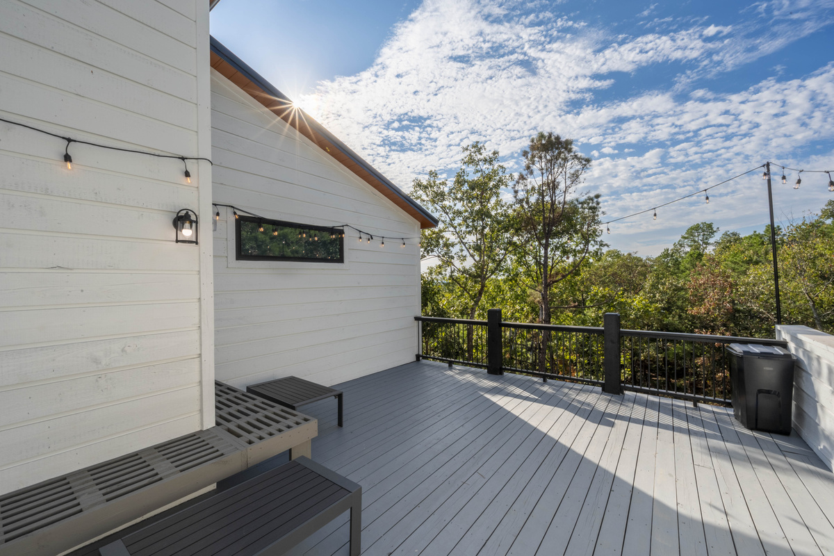Outdoor terrace with stunning views