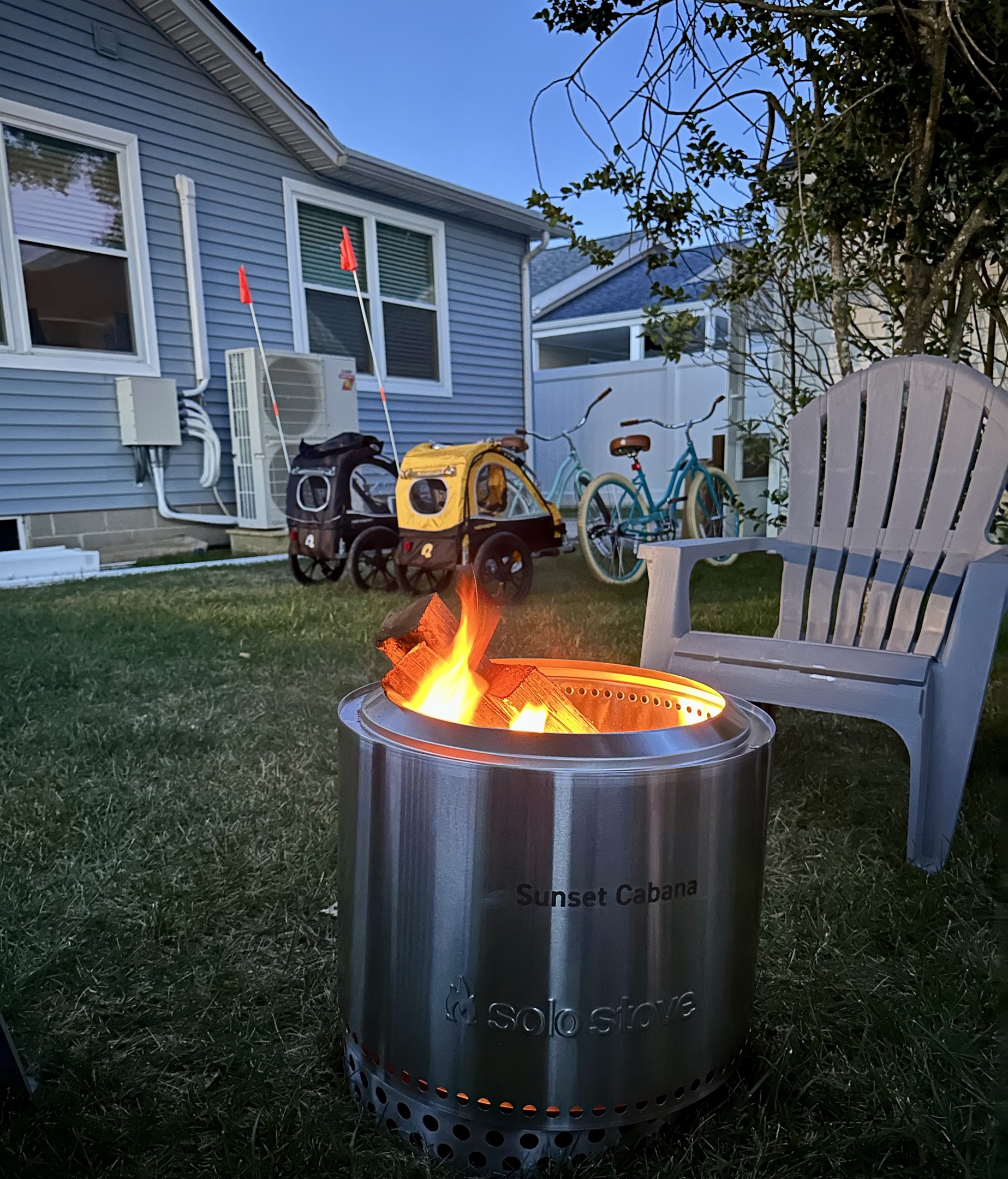 Relax by the Solo Stove fire pit 