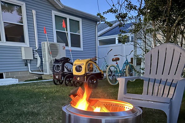 Relax by the Solo Stove fire pit 