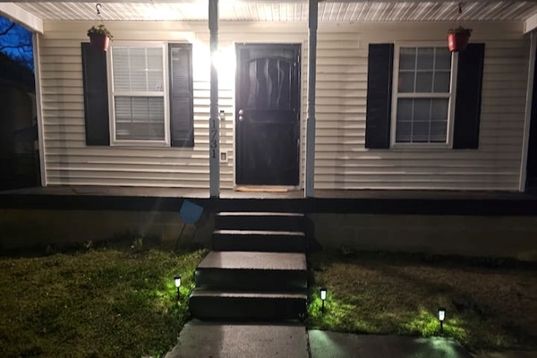 Front at night