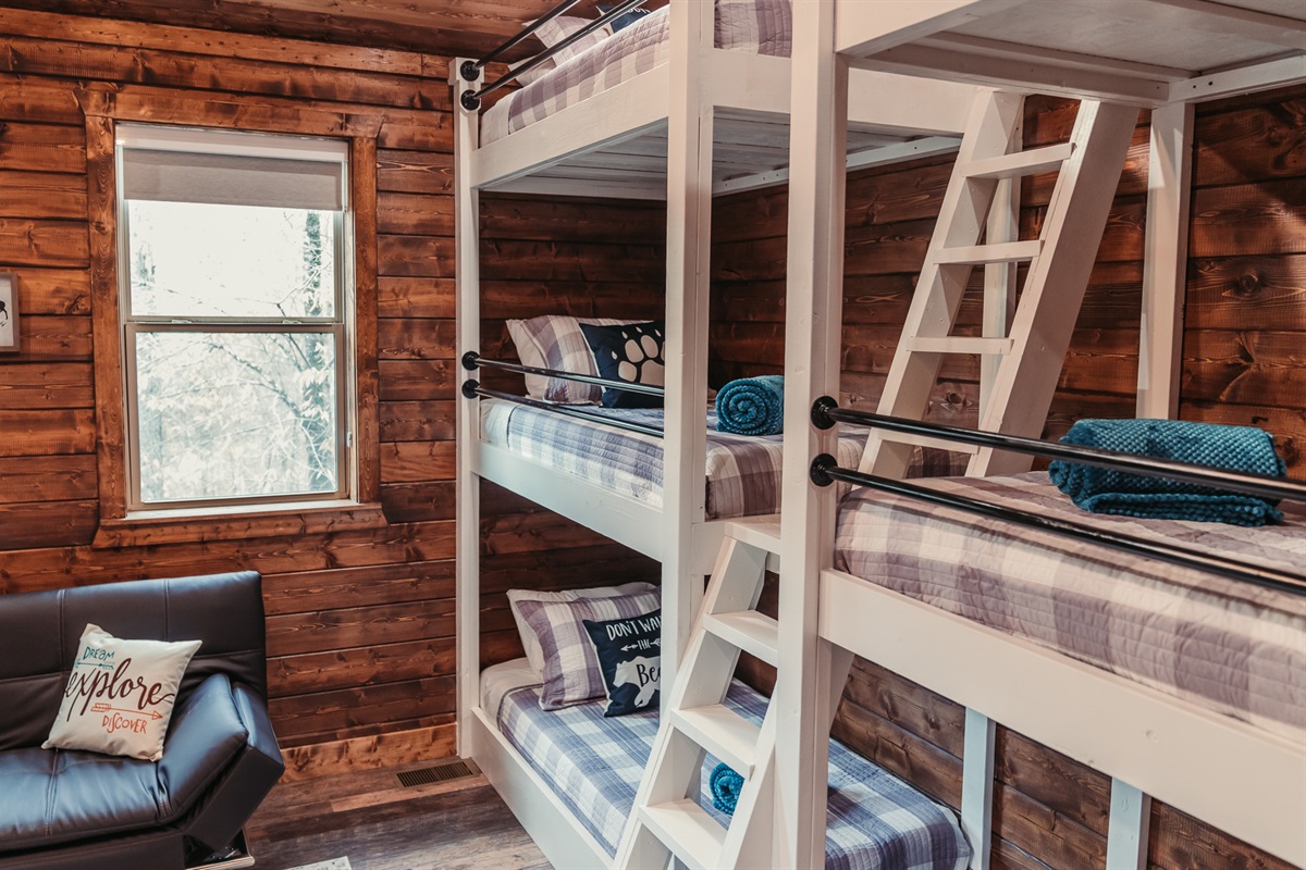 Custom built-in bunks