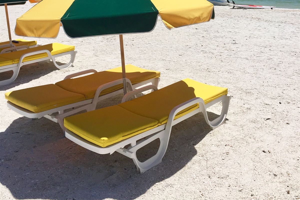 Just down the beach, rent Hobies, kayaks, jet skis. Book parasailing & boat tour