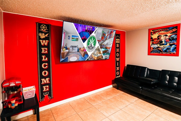 Movie Night Ready: Get Cozy with Your Favorite Film in Our Theater Room 🎬🍿
