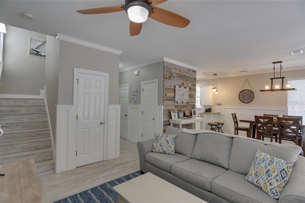 View from living room