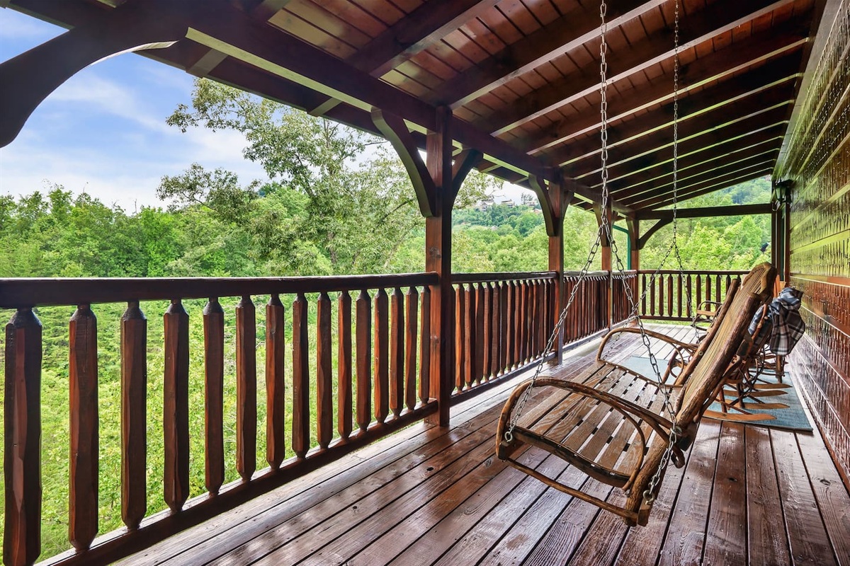 Porch swing with your besties or your loved ones