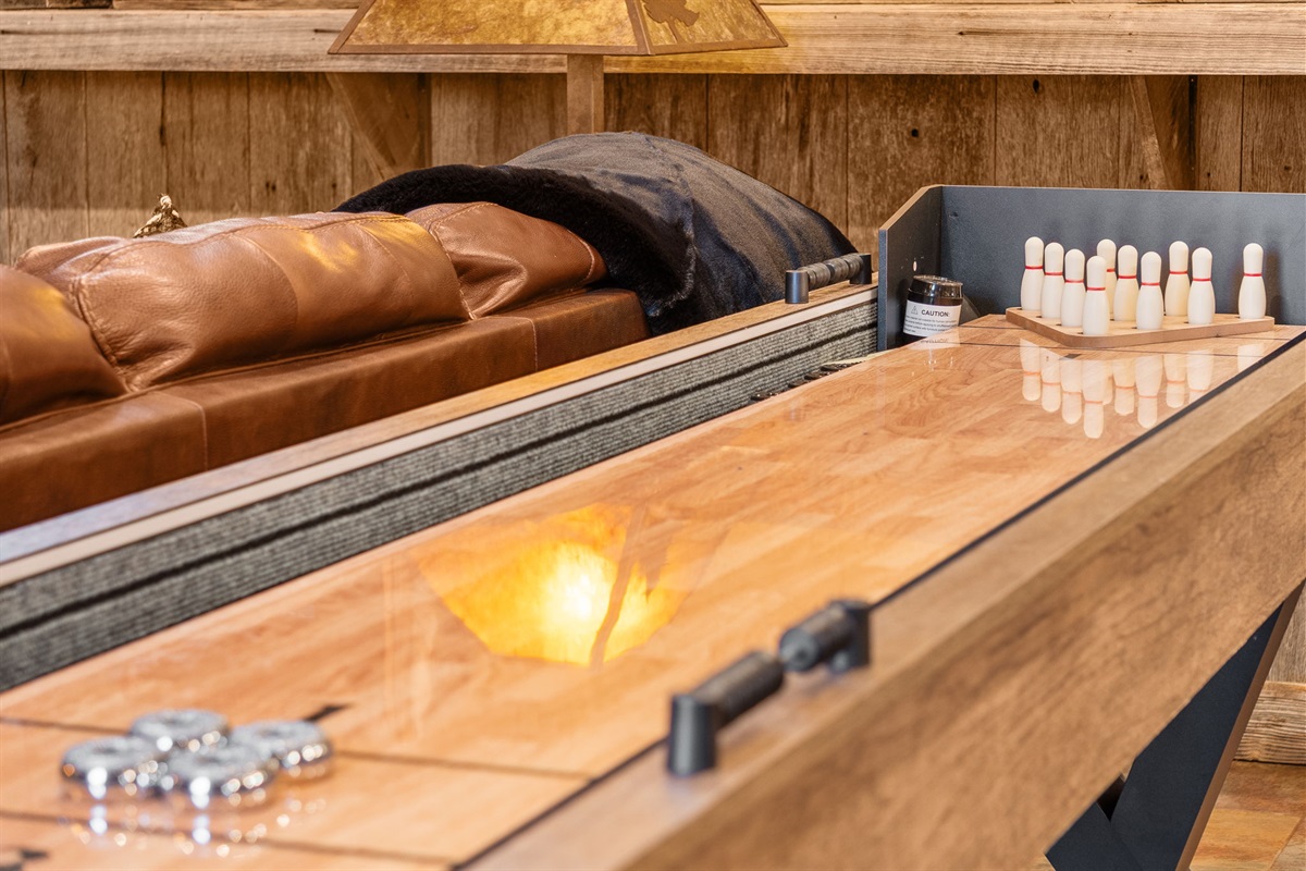 Shuffleboard downstairs!