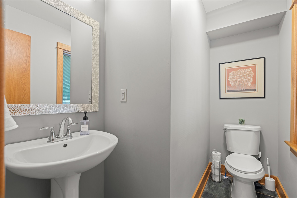 Half bath, near kitchen