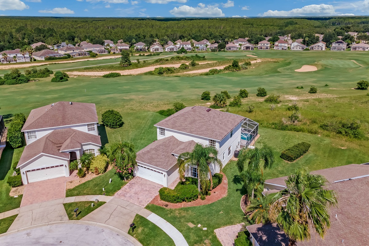 Being this close to the course means you might find lots of free golf balls!