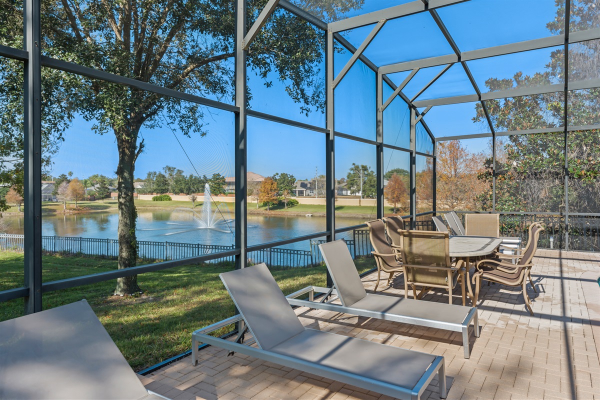 Pond view w/ spectacular privacy